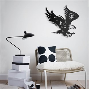 Black Eagle Metal Tablo Metal Wall Art by Pirudem Metal Arts - Metal Wall Arts & Clocks & Decors 