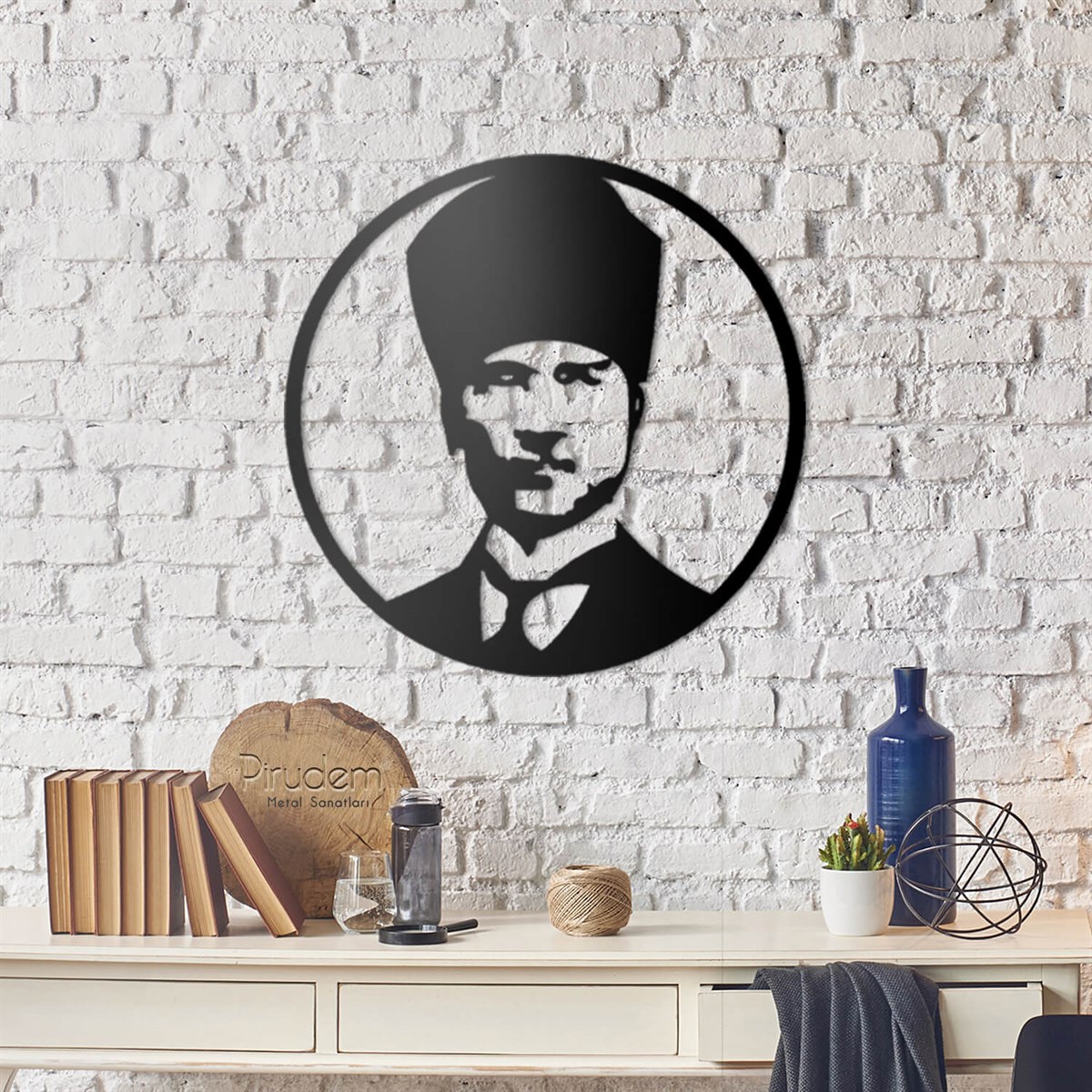 Atatürk metal dekor