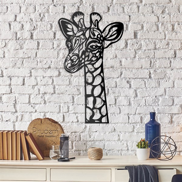 Giraffe Metal Wall Art | Pirudem Metal Arts - Metal Wall Art