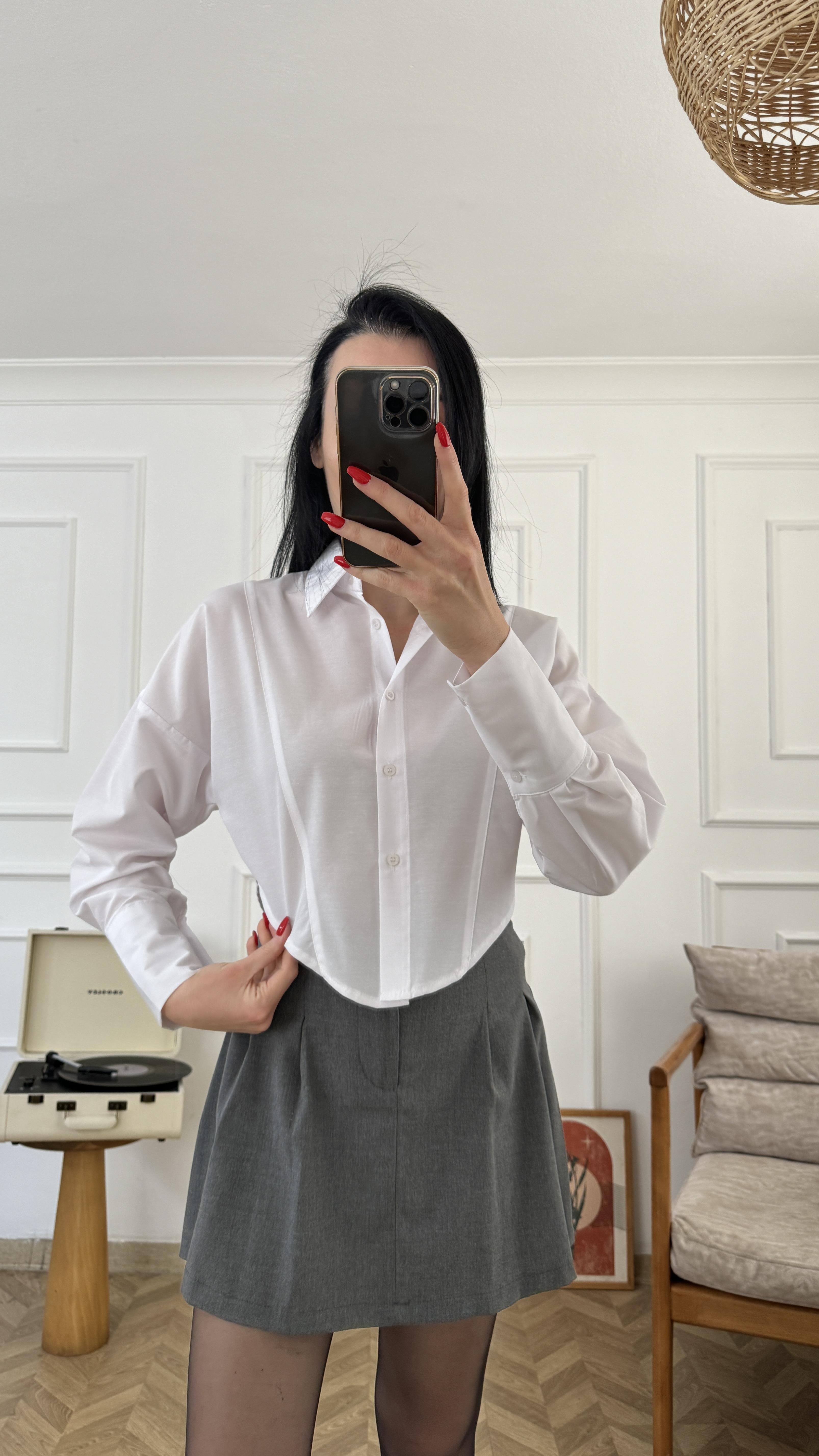 Beyaz Slim Fit Gömlek