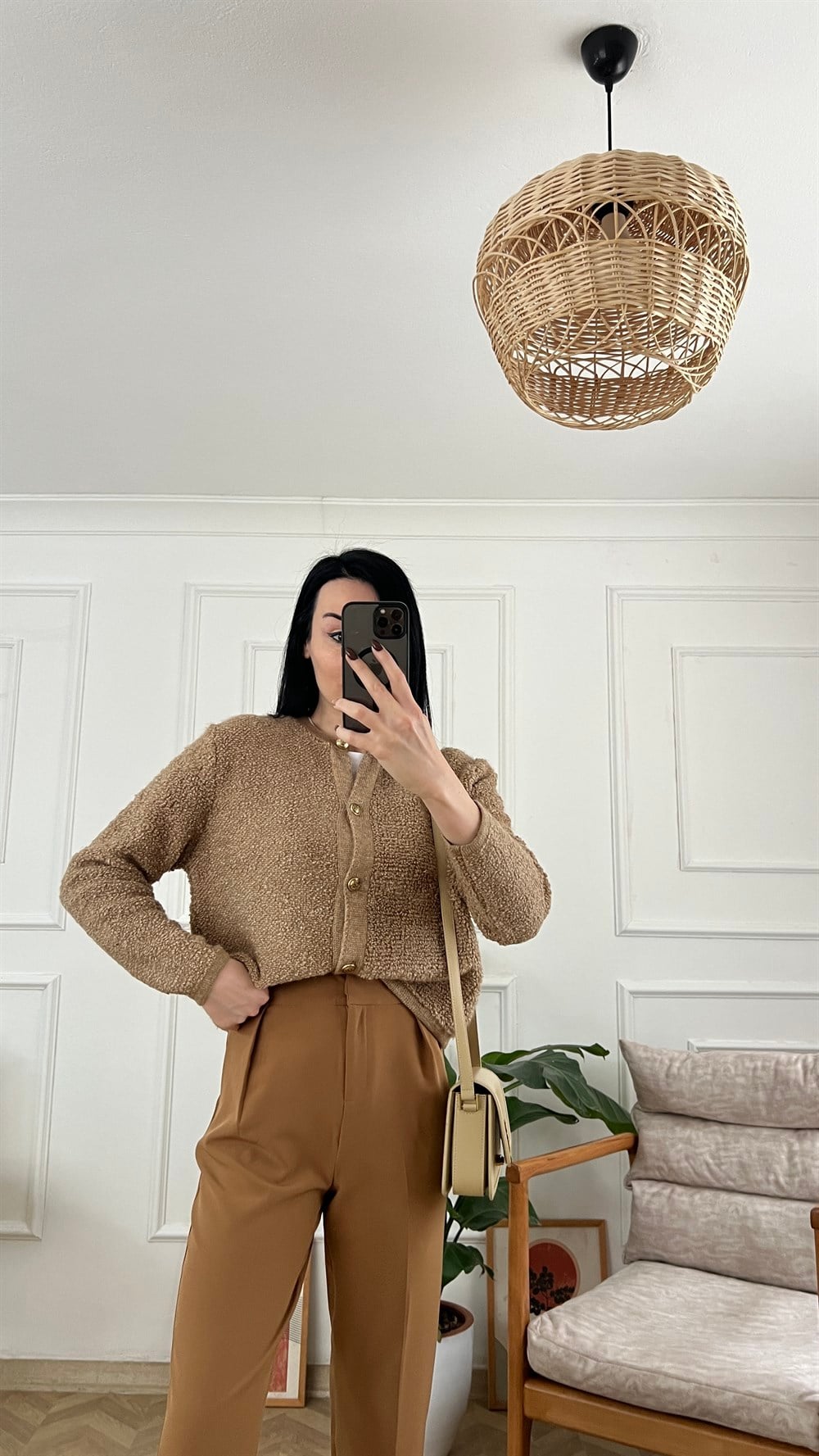 Camel Teddy Hırka