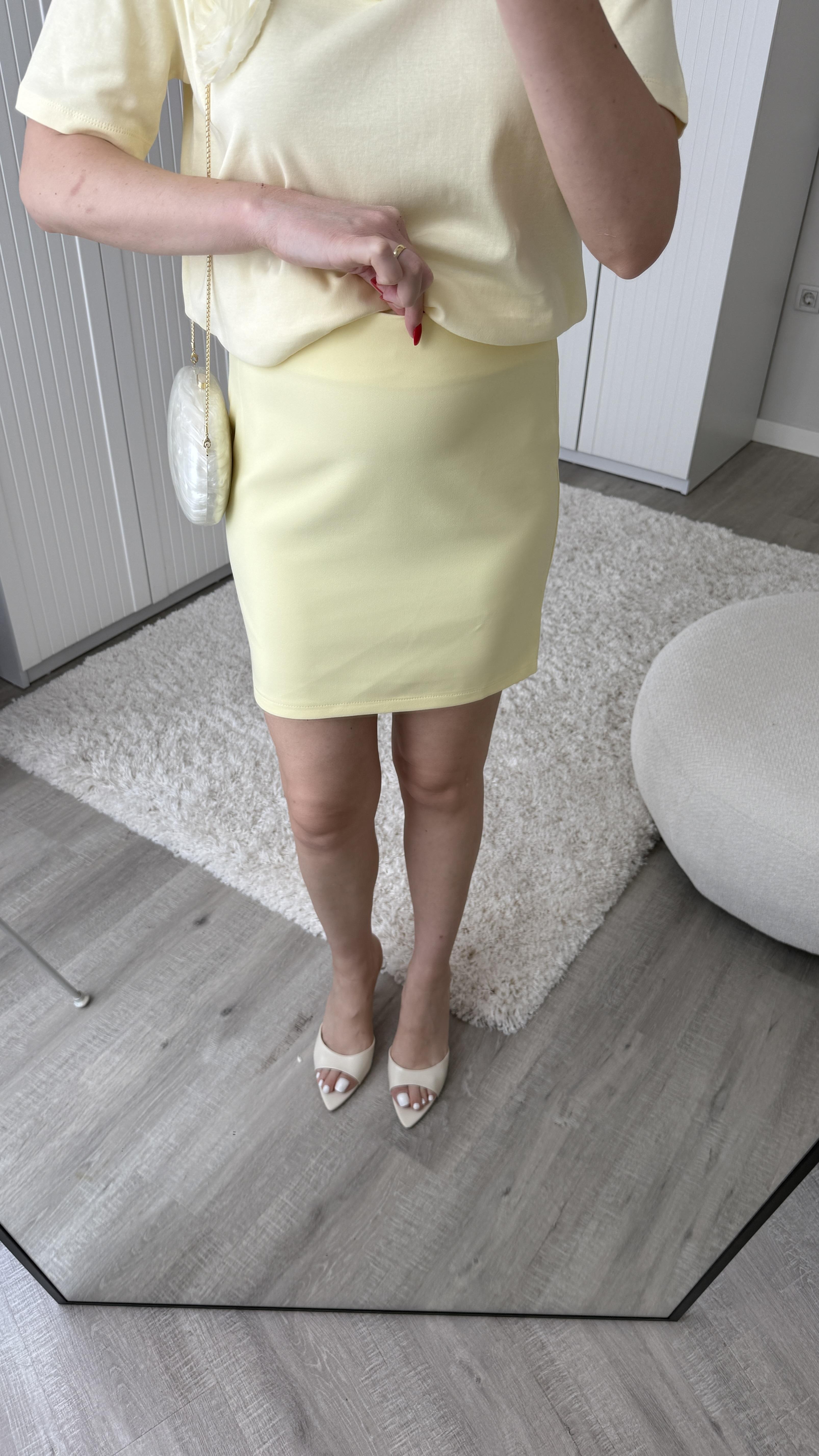 Sarı Madlen Etek