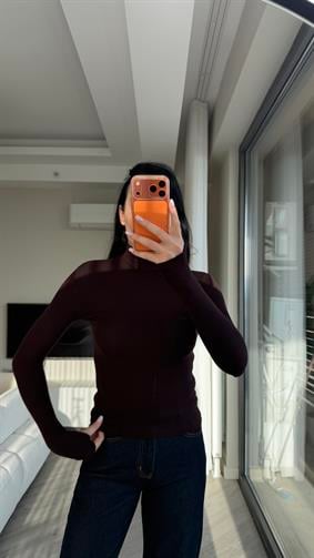 Acı Kahve Boğazlı Basic Body