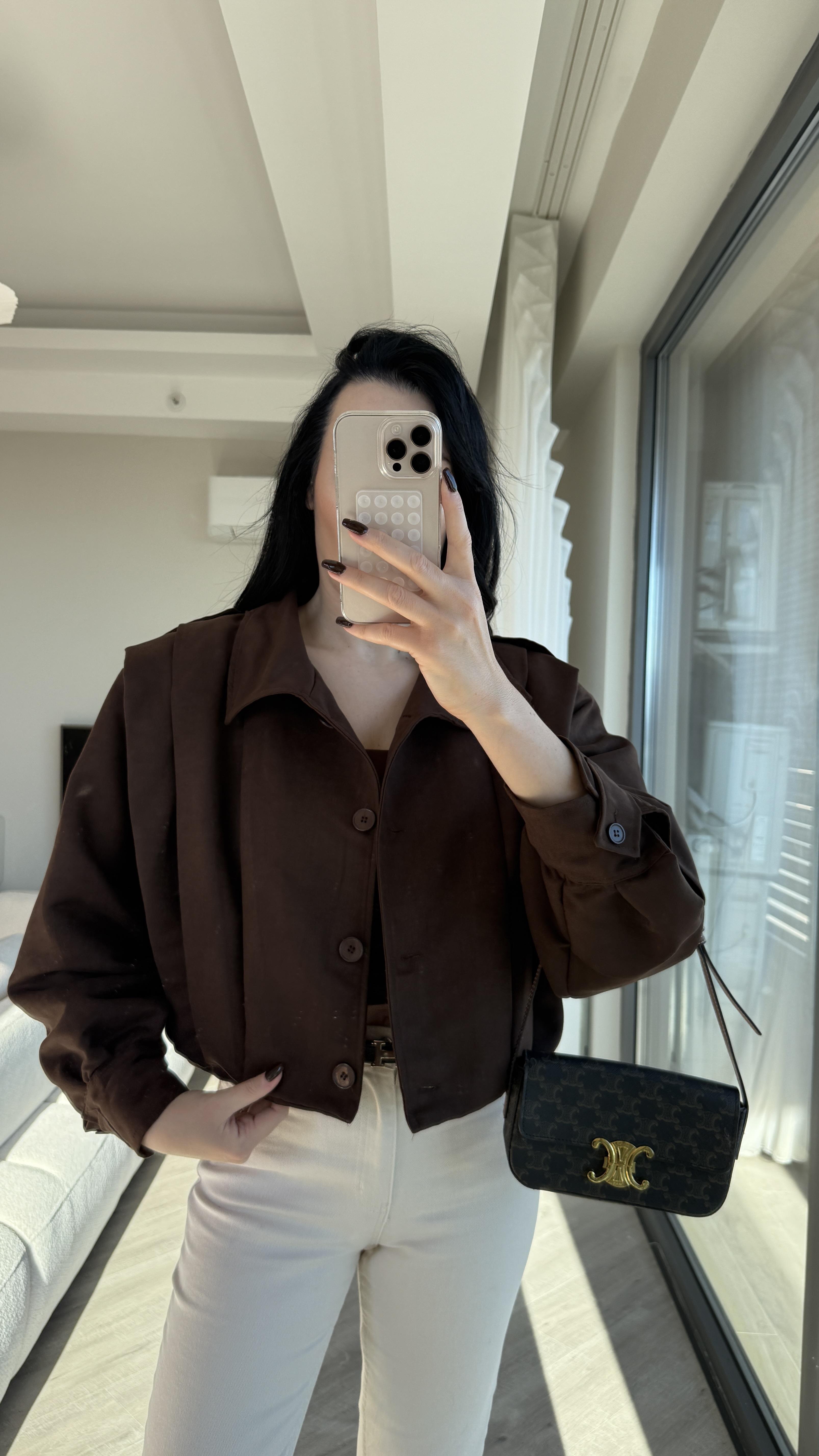 Acı Kahve Zr Model Bomber Ceket