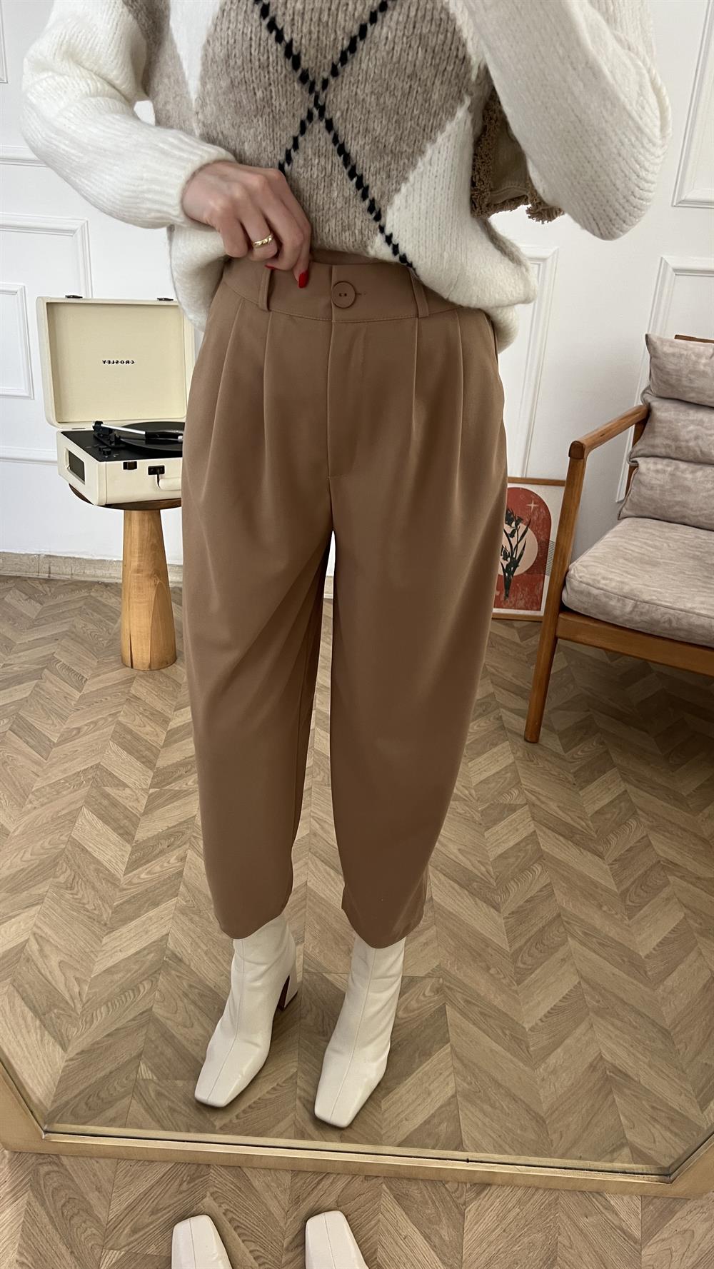 Camel Havuç Pantolon