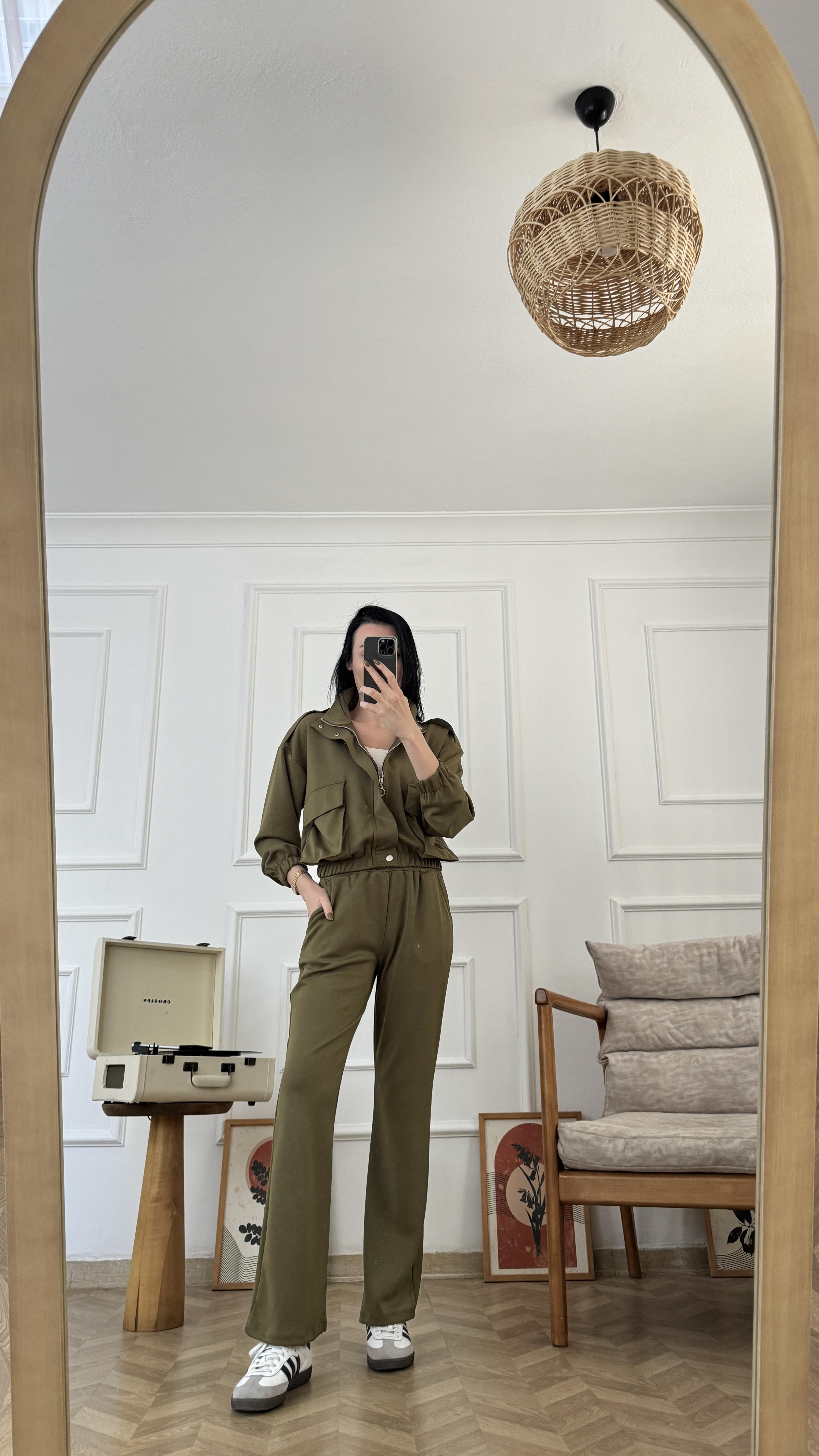 Haki Modal Kumaş Premium Takım