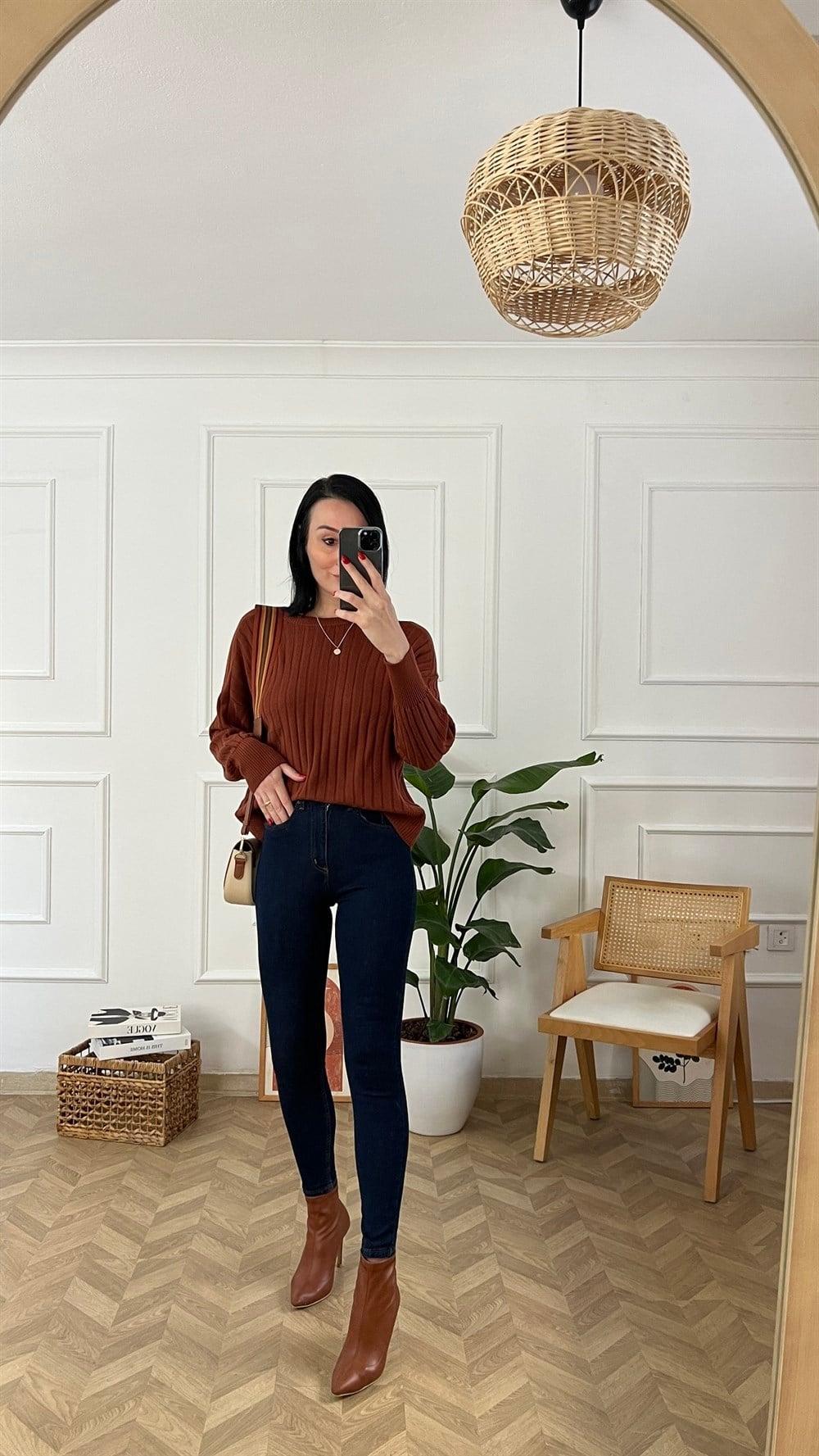 Lacivert Toparlayıcı Skinny Jean