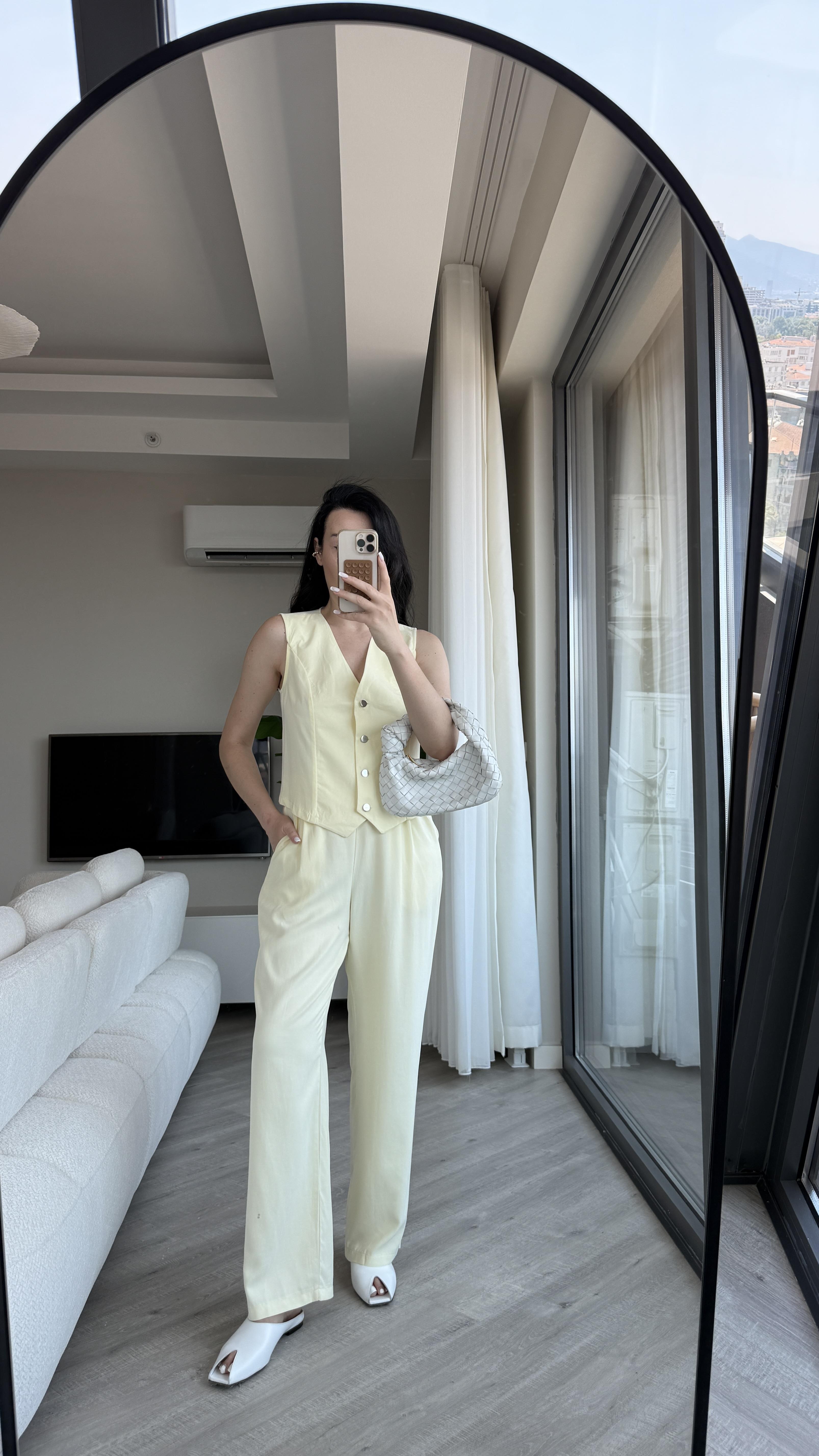 Sarı Yelekli Modal Takım
