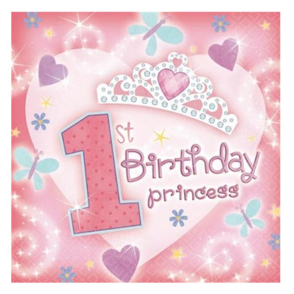 1 Yaş Prenses, Peçete 36´lı