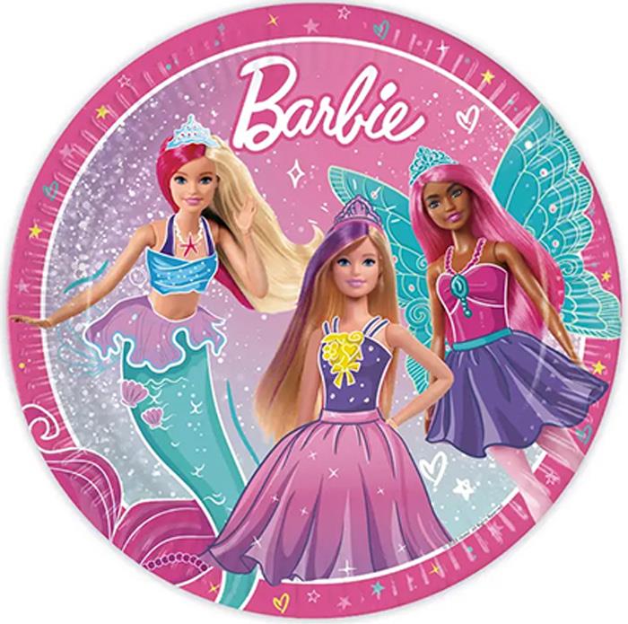 Barbie Fantasy,  Kağıt Tabak 8´li