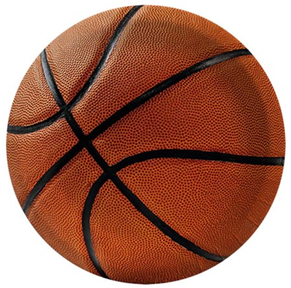 Basketbol Partisi Kağıt Tabak