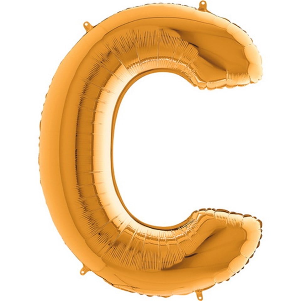 C Harf Folyo Balon, Altın