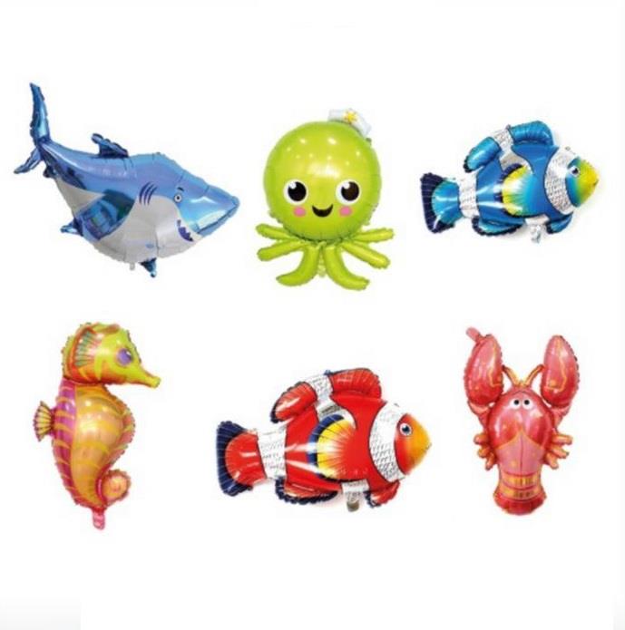 Deniz Hayvanları, Folyo Balon 6lı