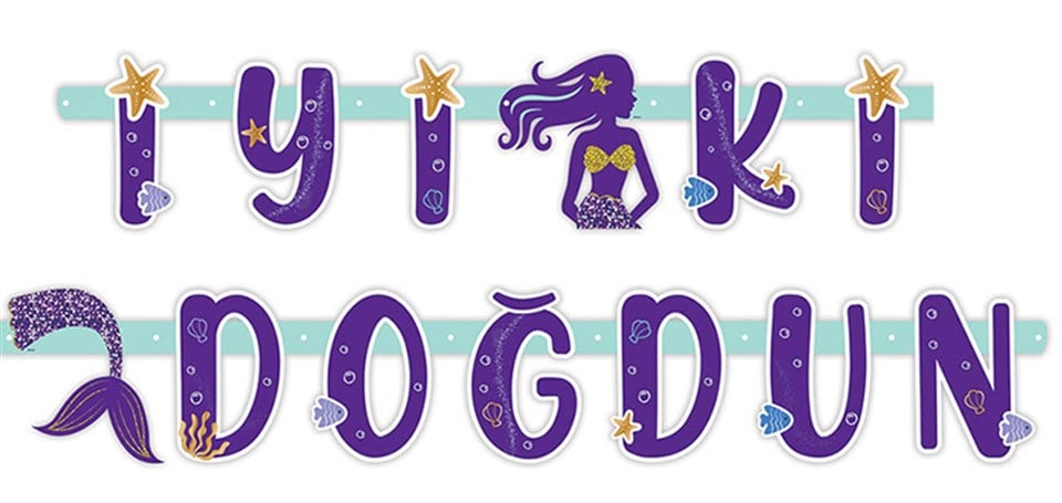 Deniz Kızı Partisi İyiki Doğdun Banner