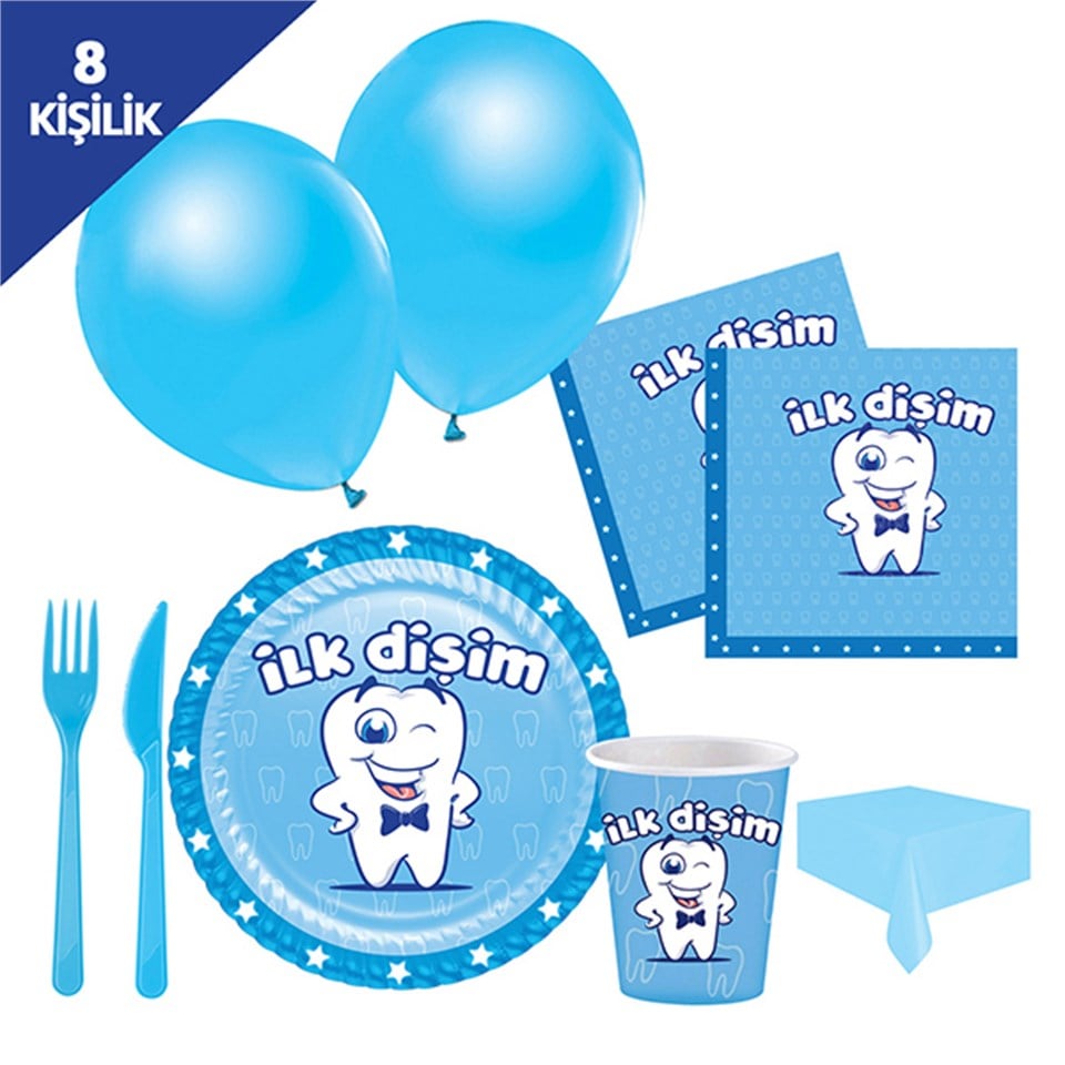 Diş Partisi Mavi, Parti Seti 8 Kişilik