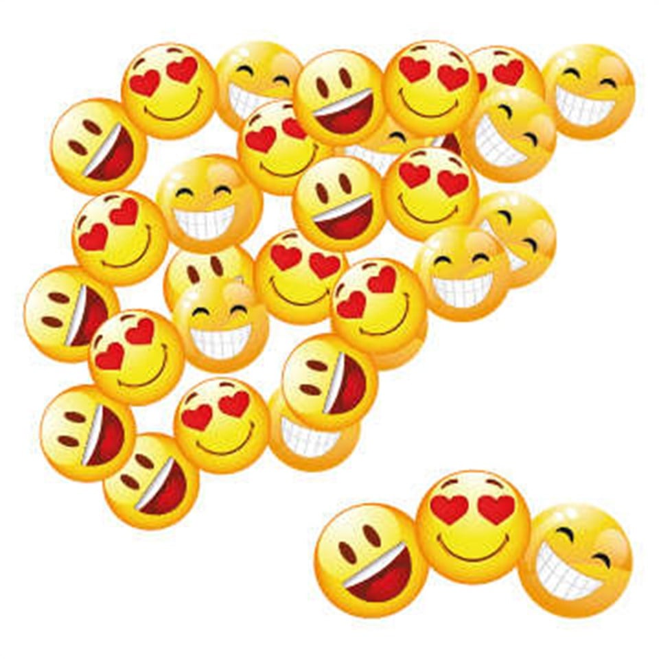 Emojiler Kalpli Konfeti