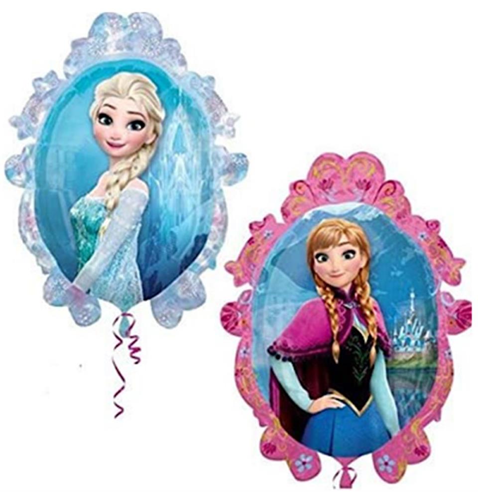 Frozen Anna Ve Elsa, Süper Shape Folyo Balon