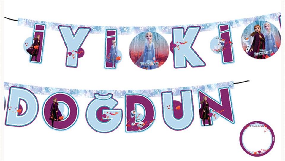 Frozen İyi ki Doğdun Afiş Banner