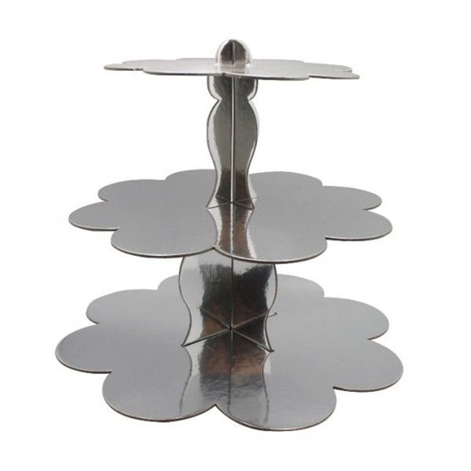 Gümüş Silver Cupcake Standı