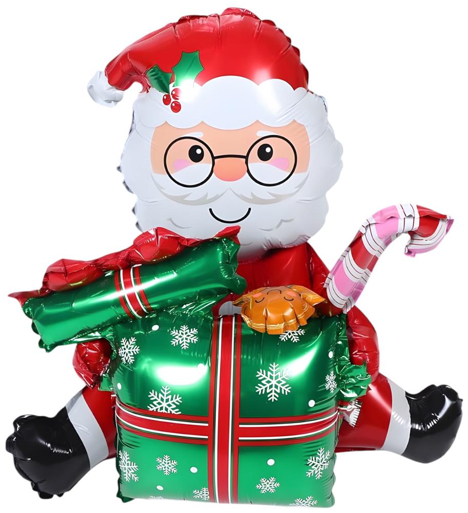 Hediyeli Noel Baba Folyo Balon