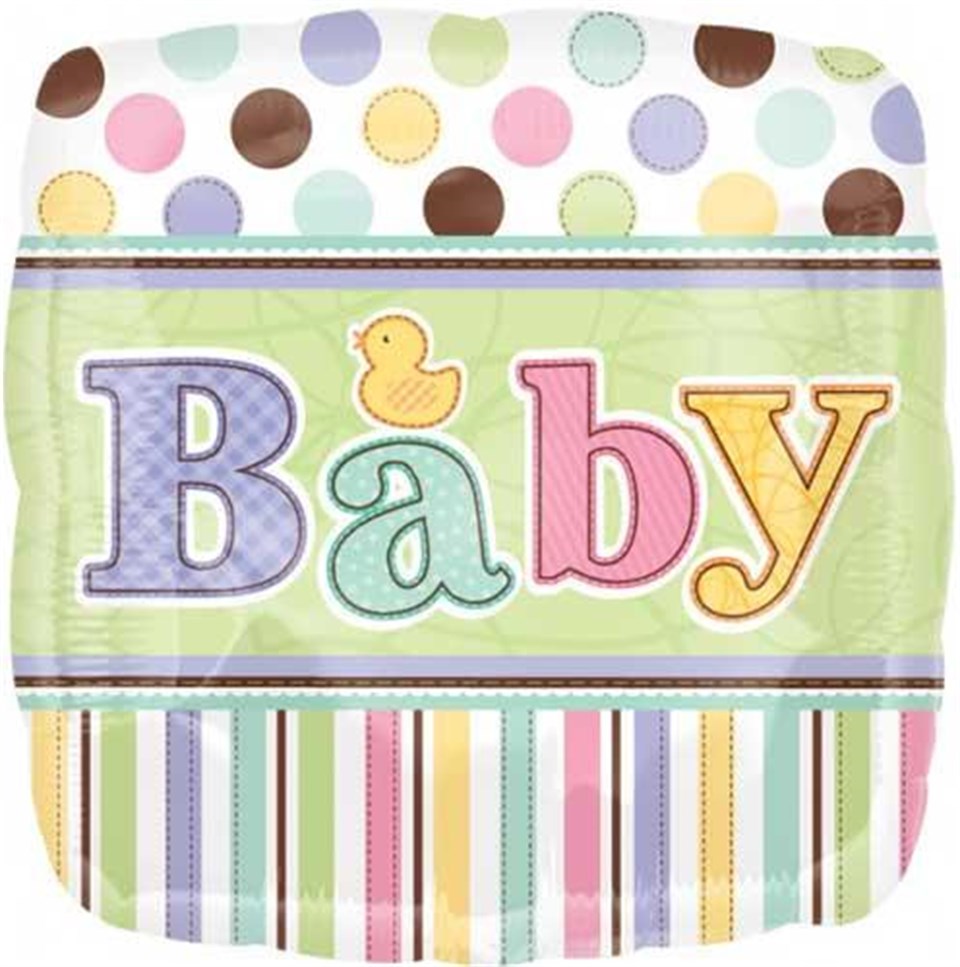 Hoşgeldin Bebeğim, Kare Folyo Balon