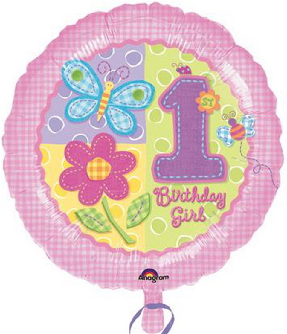 İlk yaş Kız, Folyo Balon