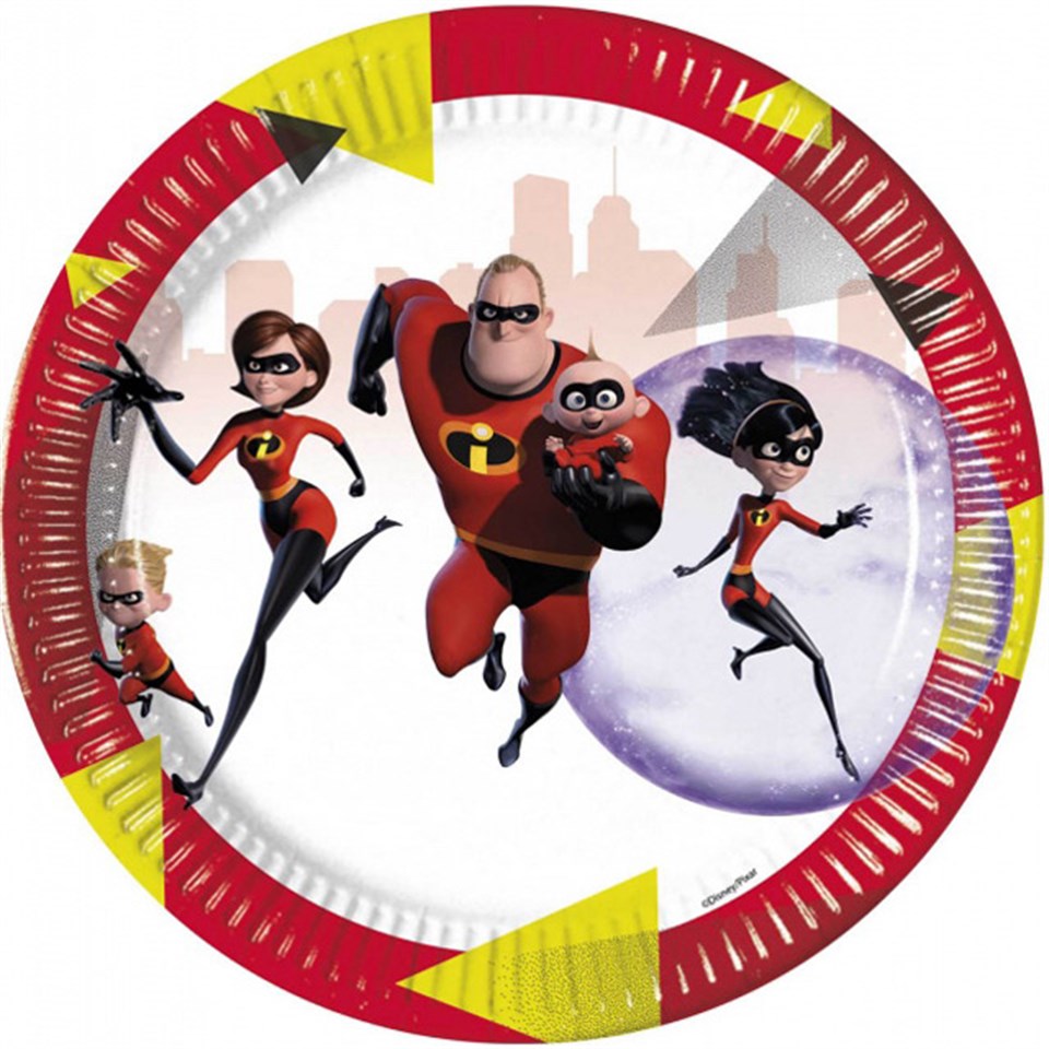 İncredibles Inanılmaz Aile, Tabak