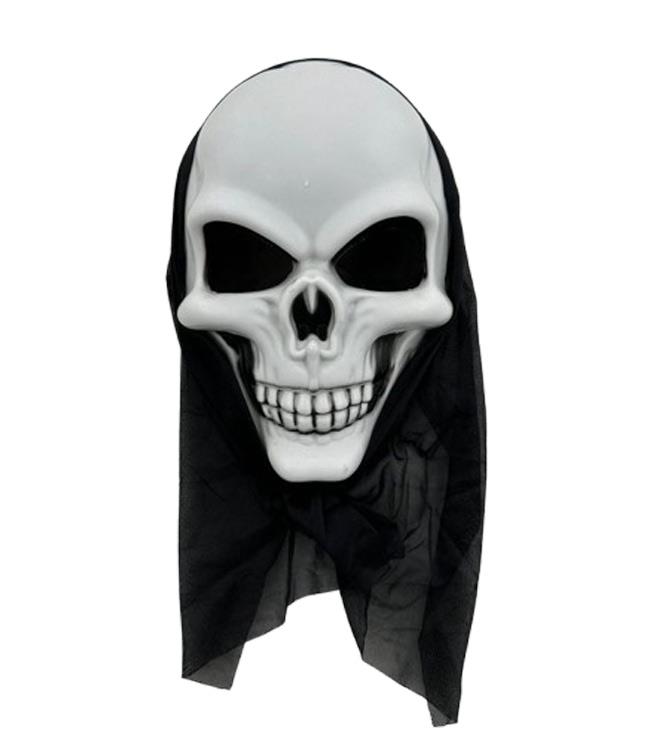 Kapüşonlu Kurukafa Maske Plastik