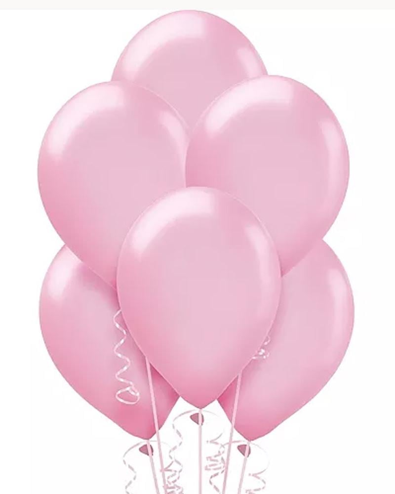 Metalik Pembe Balon, 8li Paket