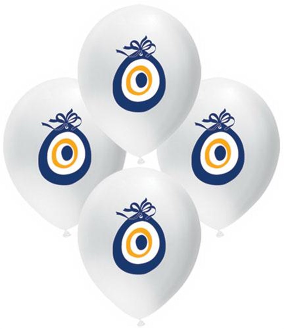 Nazar Boncuklu Balon, 10´lu Paket