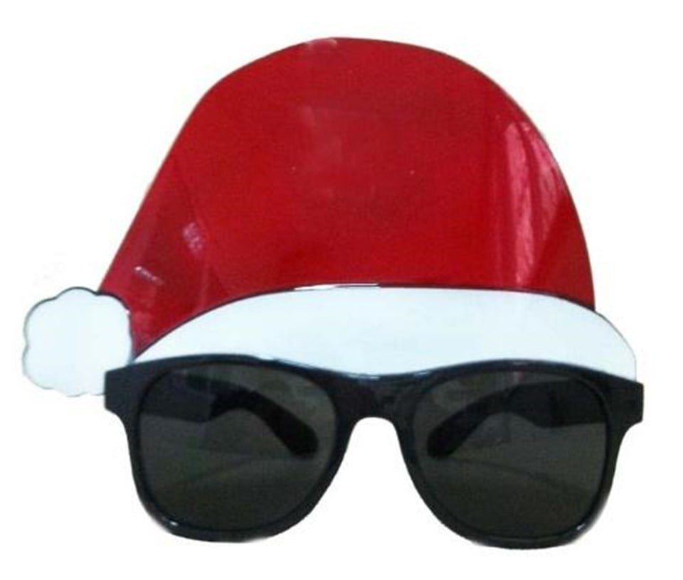 Noel Baba Şapkası Gözlük