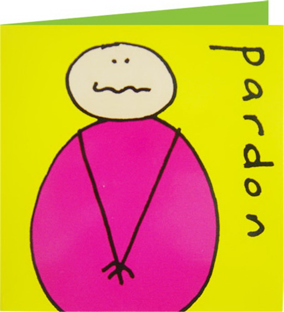 Pardon, Kart/Zarf