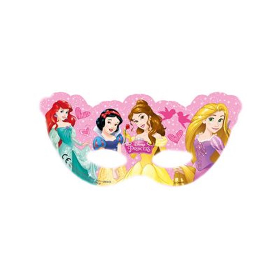 Prensesler Düşler Kağıt Maske