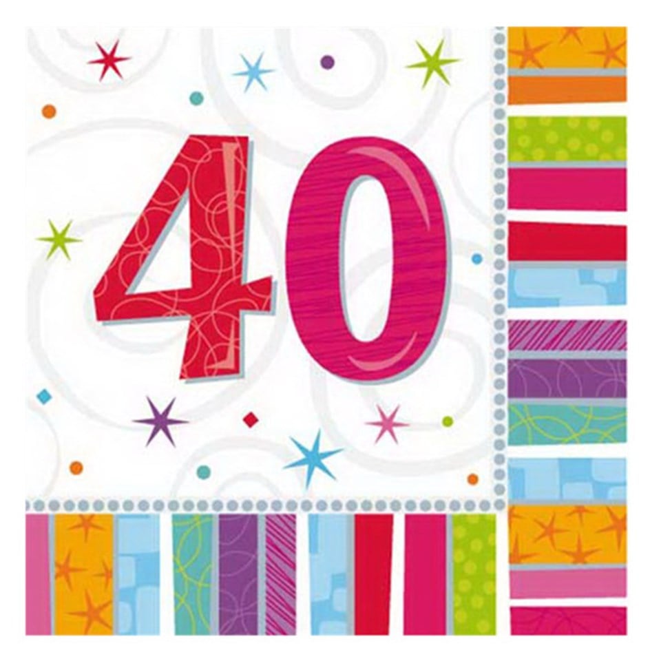 Renkli 40 Yaş, Büyük Peçete