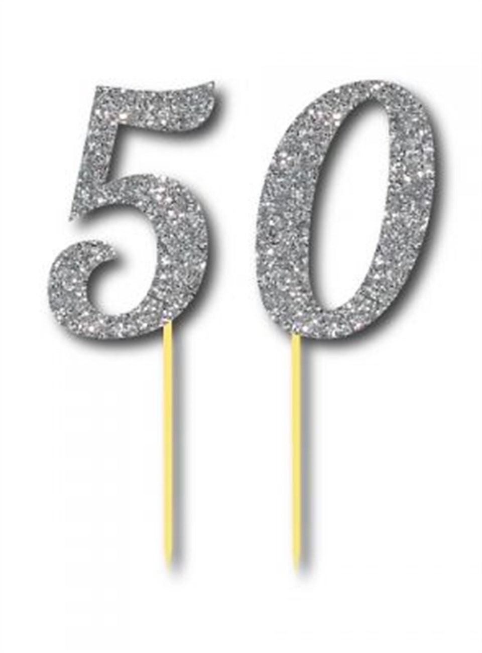 Simli Gümüş Renk 50 Yaş