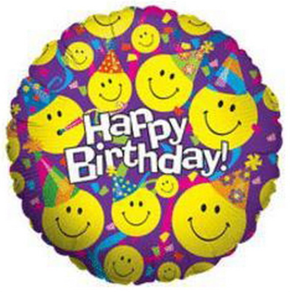 Smiley Birthday, Folyo Balon
