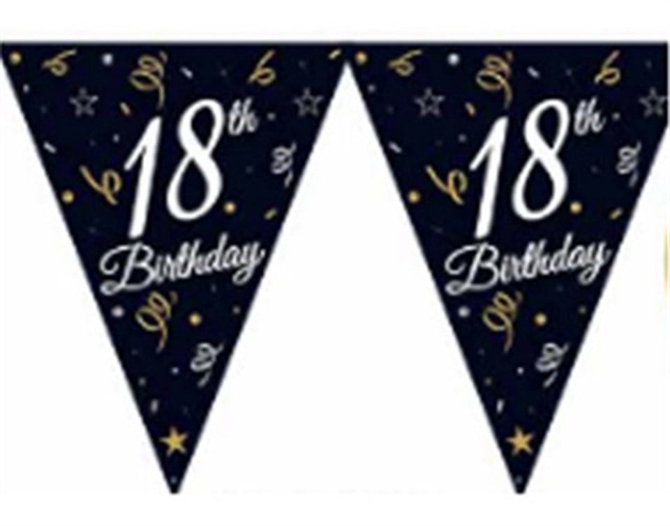 Sparkling Confetti 18 Yaş Bayrak Dizisi