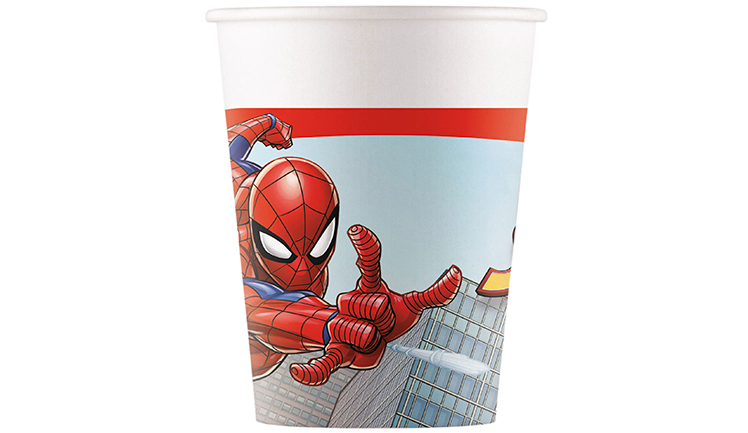 Spiderman Crime Fighter, Kağıt Bardak 8li