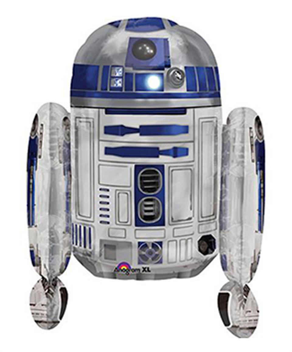 Star Wars R2D2 Droid Air Walker Folyo Balon