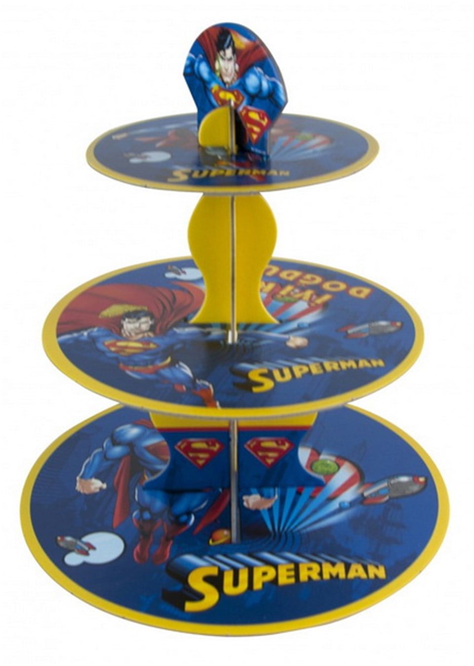 Süperman Temalı Cupcake Standı