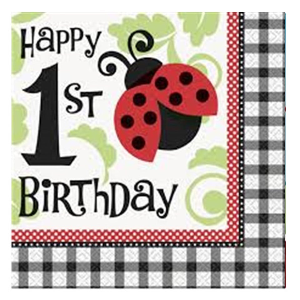 Uğur Böceği, Peçete 1 Yaş