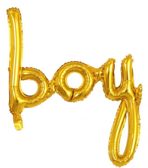 Boy, Altın Folyo Balon
