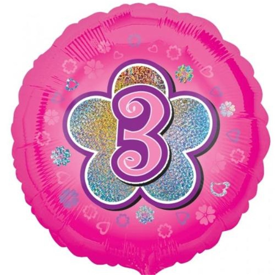 3 Yıldızlı Pembe,Folyo Balon