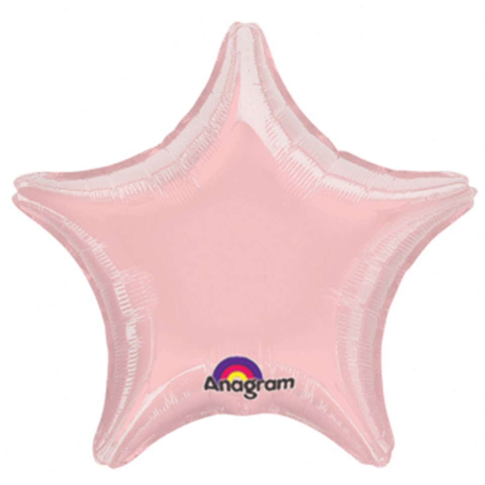 Açık Pembe, Yıldız Folyo Balon