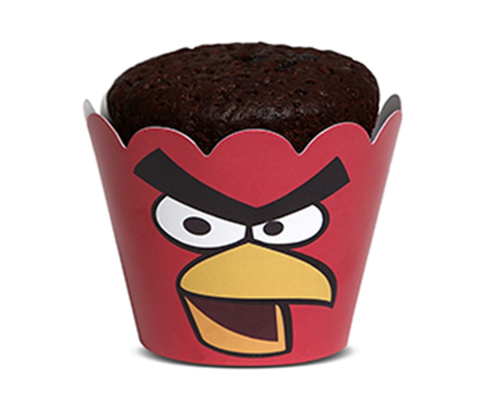 Angry Birds Cupcake Kağıtları