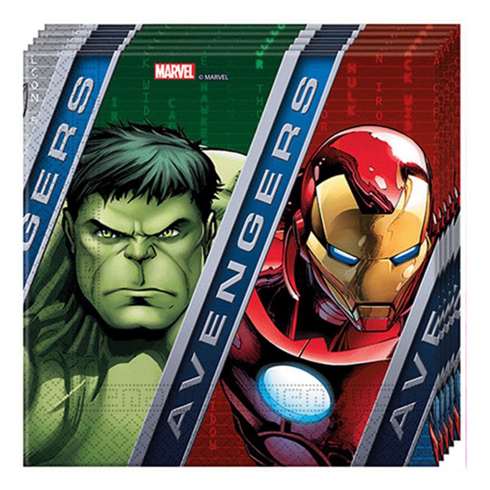 Avengers Power Peçete