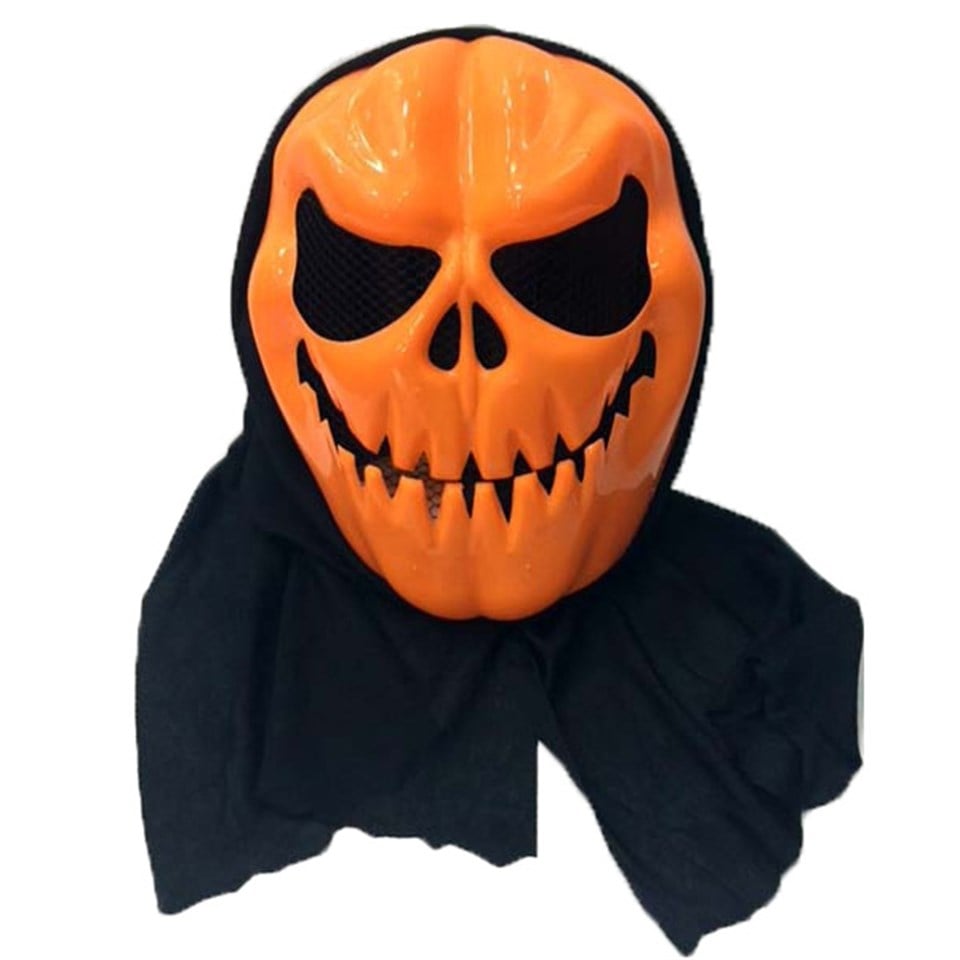 Balkabağı Korku Maske Plastik