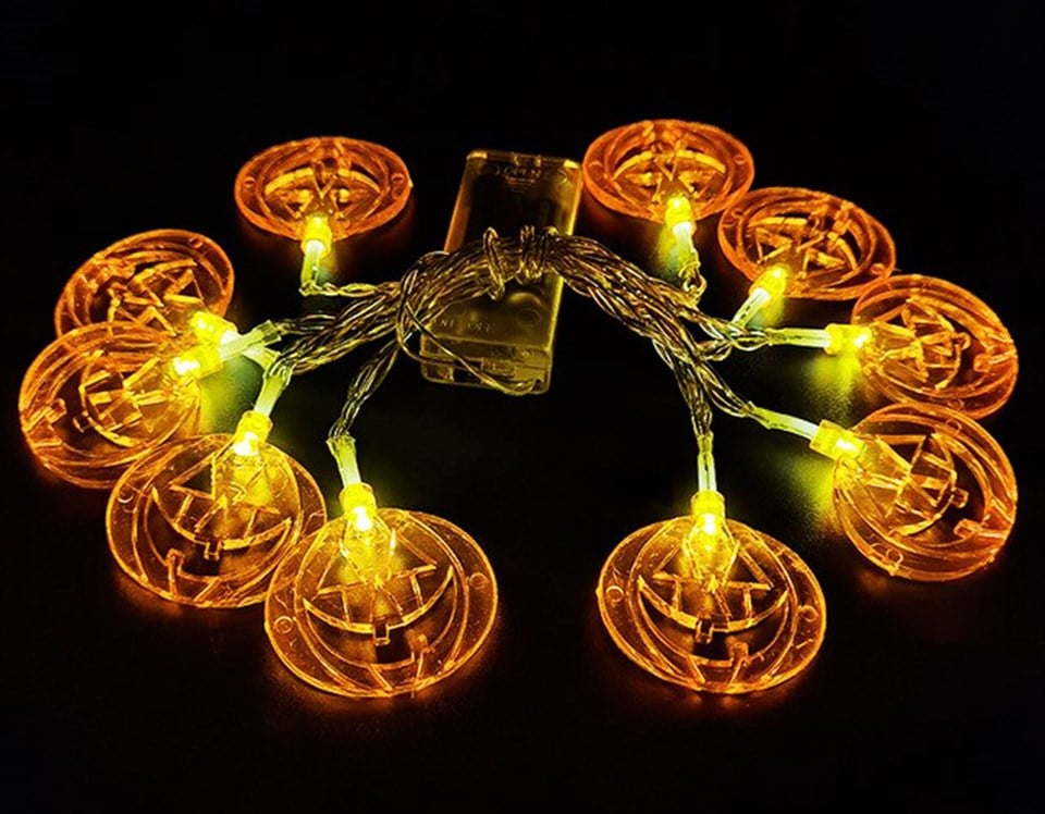 Balkabağı Led Işık 10 adet 2 metre