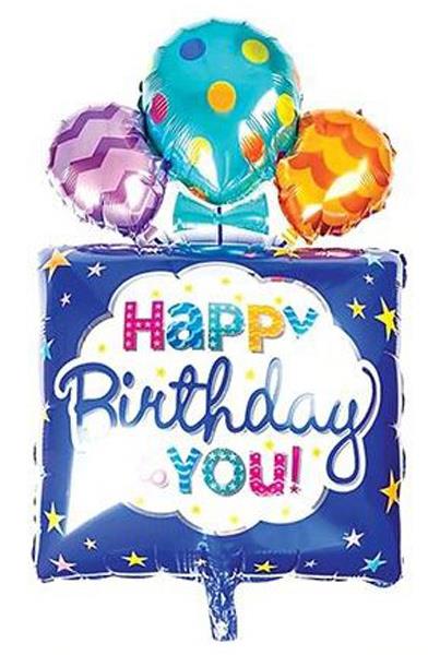 Balonlar ve Mavi Kek, Folyo Balon