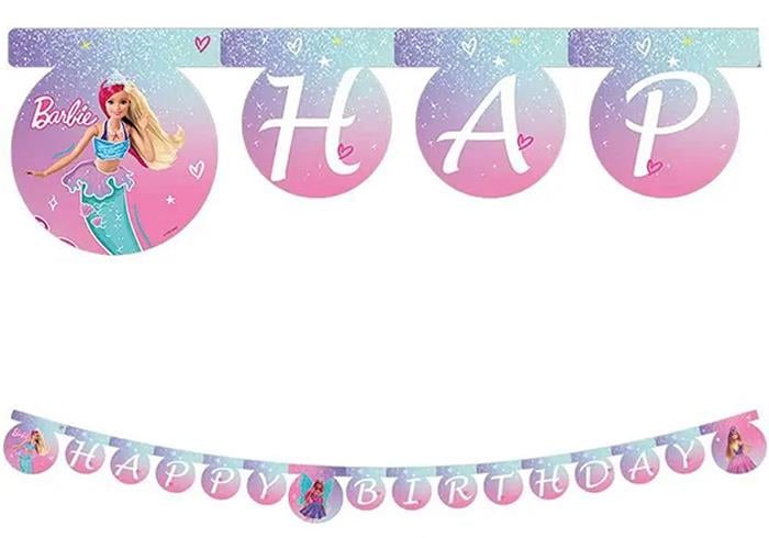 Barbie Fantasy, Happy Birthday Banner